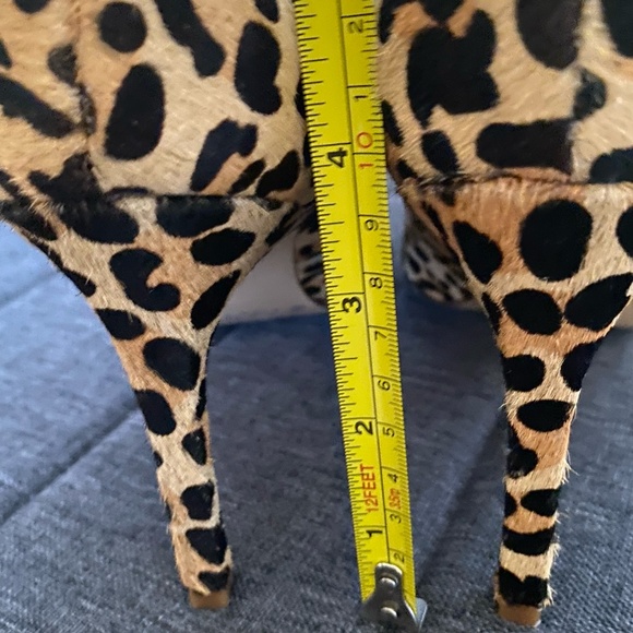 Charles David Leather Bonded Sole Leopard Print Pointed Toe Heels. Sz 10 - Picture 14 of 16